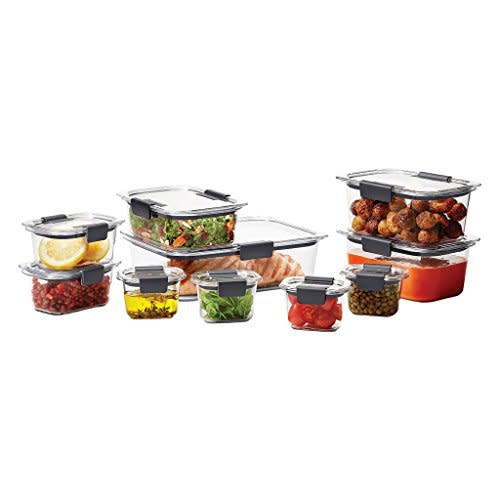 Glasslock Oven And Microwave Safe Glass Food Storage Containers 14 Piece Set  : Target