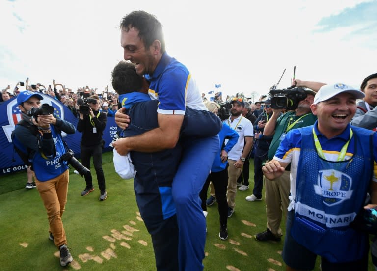 Francesco Molinari joined Arnold Palmer, Gardner Dickinson and Larry Nelson as just the fourth player to go 5-for-5 at a Ryder Cup