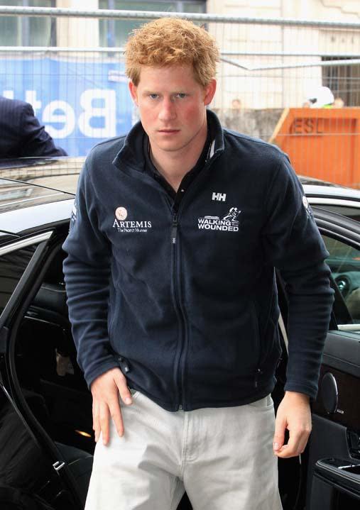 It's no secret that Prince Harry is fond of a zip-up jumper and here he is in 2011 showing off a navy 'Artemis' style, matched with light beige pants.