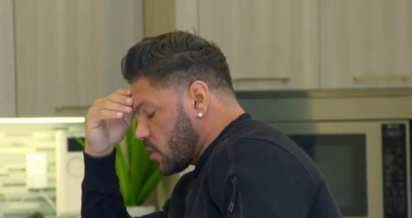 Ronnie Ortiz-Magro on the March 23 episode of 'Jersey Shore Family Vacation."