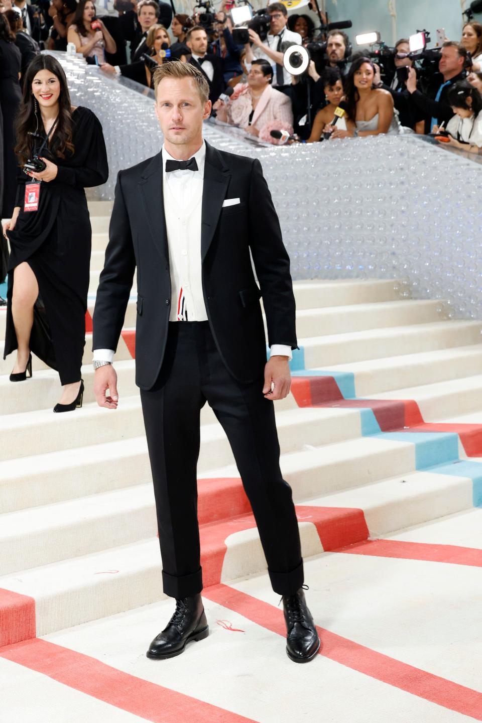 Alexander Skarsgård attends the 2023 Met Gala.