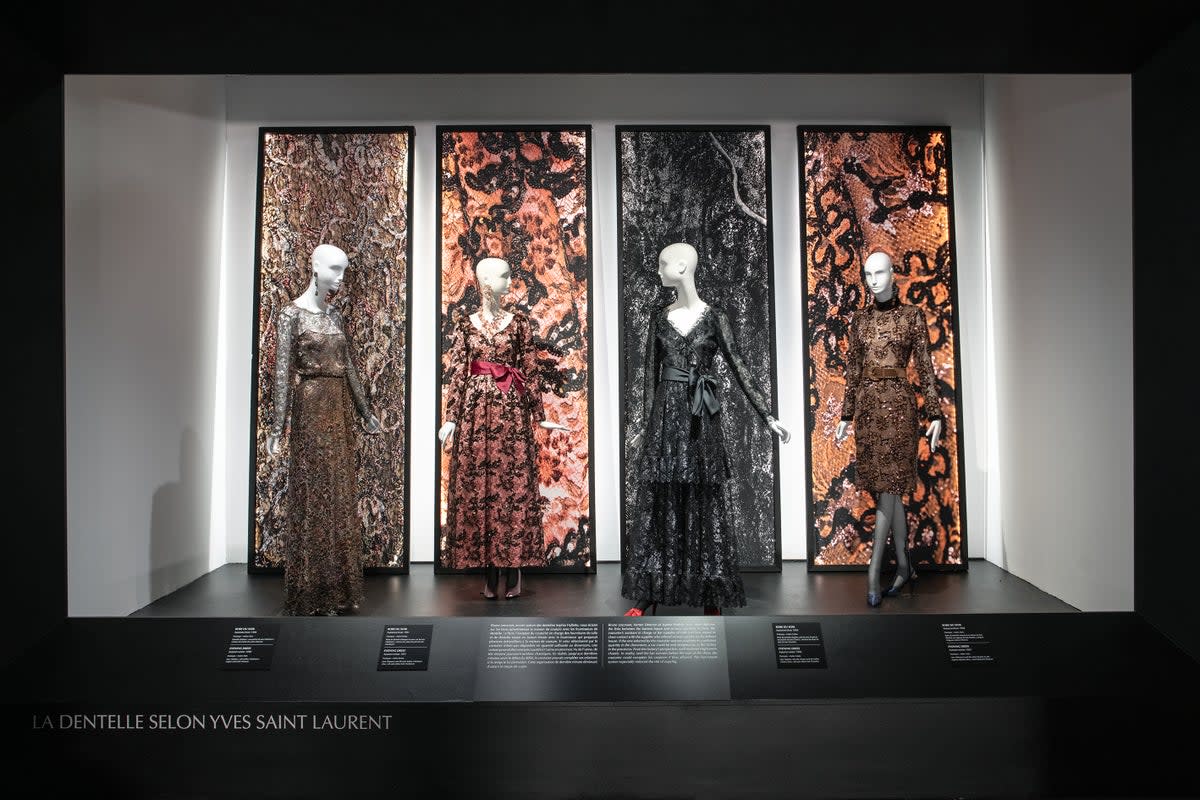 Discover YSL’s captivation with lace in the Calais exhibition (Charles Delcourt)