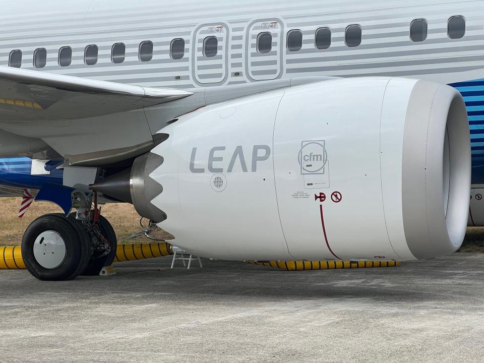 Boeing 737 MAX 10 test aircraft.