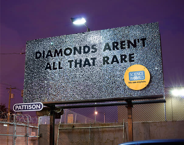 Billboard advertising: Science World billboard