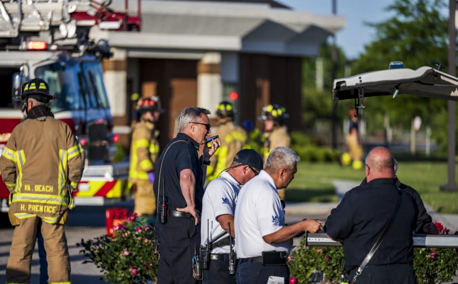 Fire at Princess Anne Health & Rehabilitation Center. Courtesy: Robert E. Peck