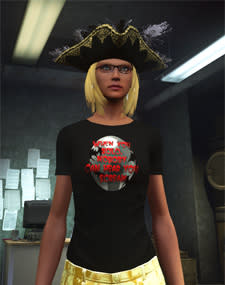 The limited-edition halloween shirt in TSW