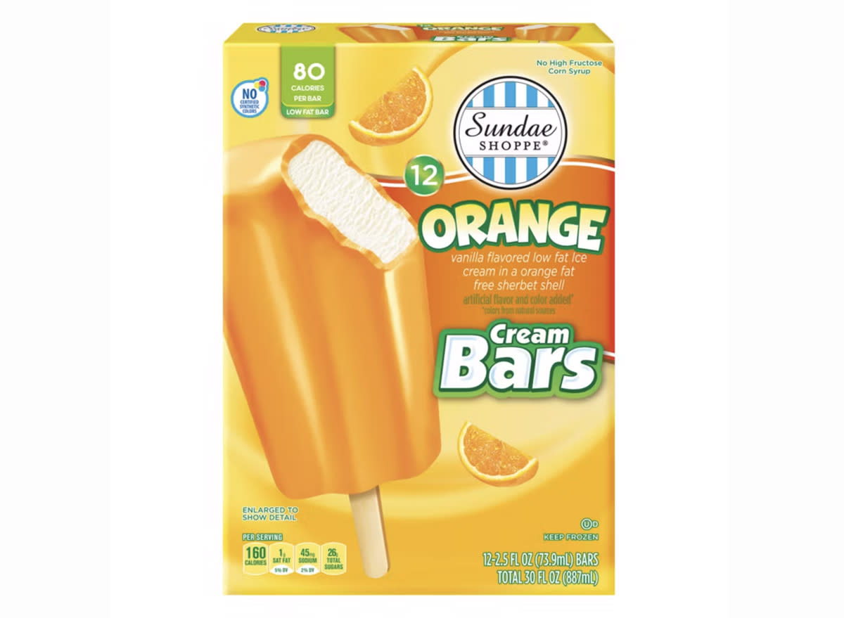 Sundae Shoppe Orange Cream Bars from Aldi