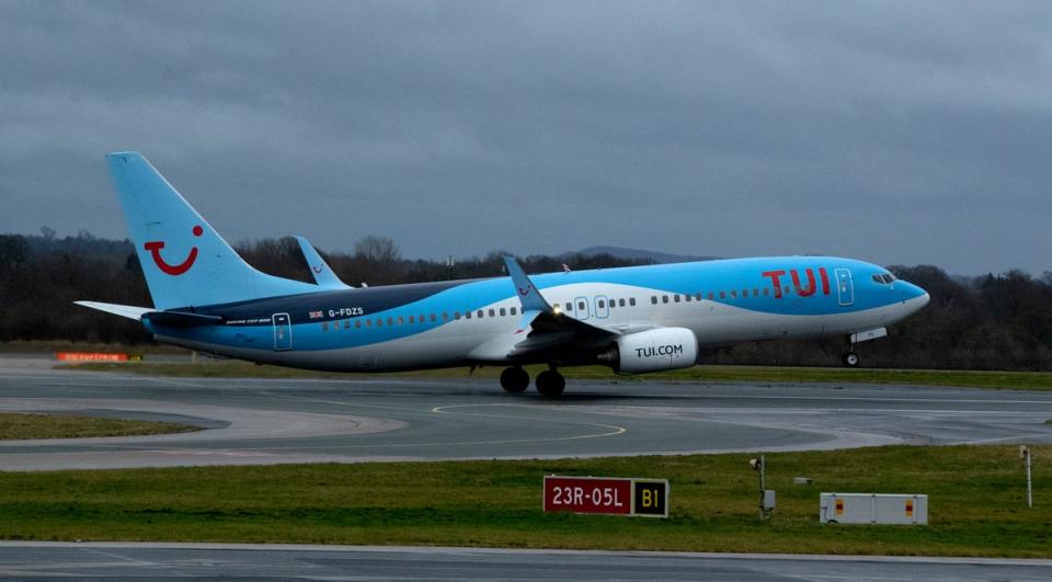 Tui is the only base carrier left at Doncaster Sheffield Airport (Peter Byrne/PA) (PA Archive)