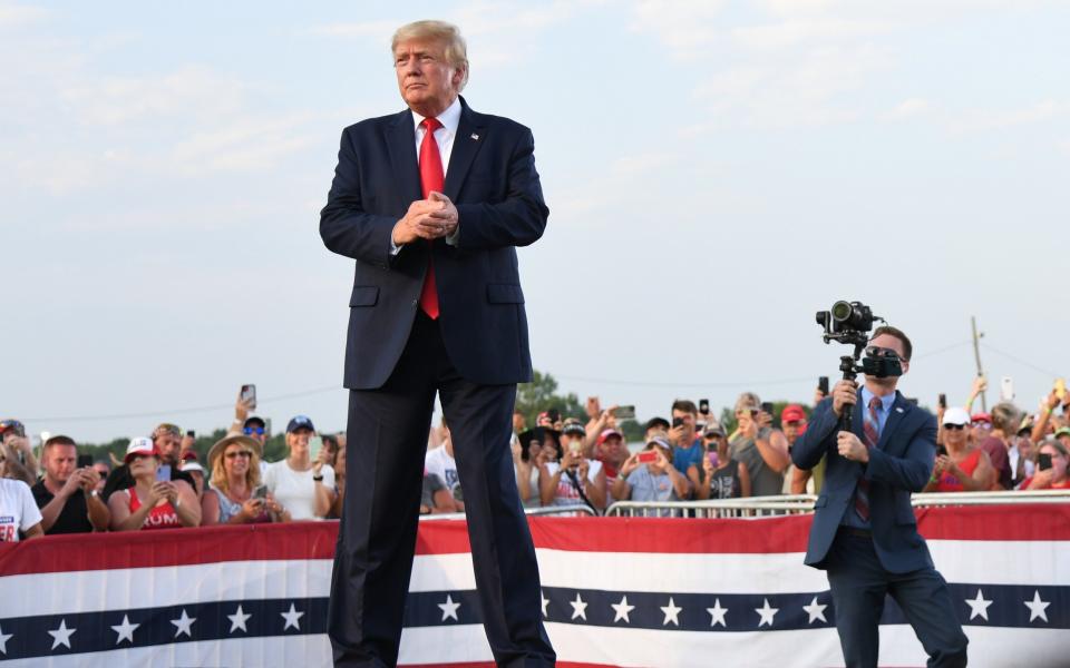 Donald Trump at a Save America Rally on June 25 - Michael B. Thomas/Getty