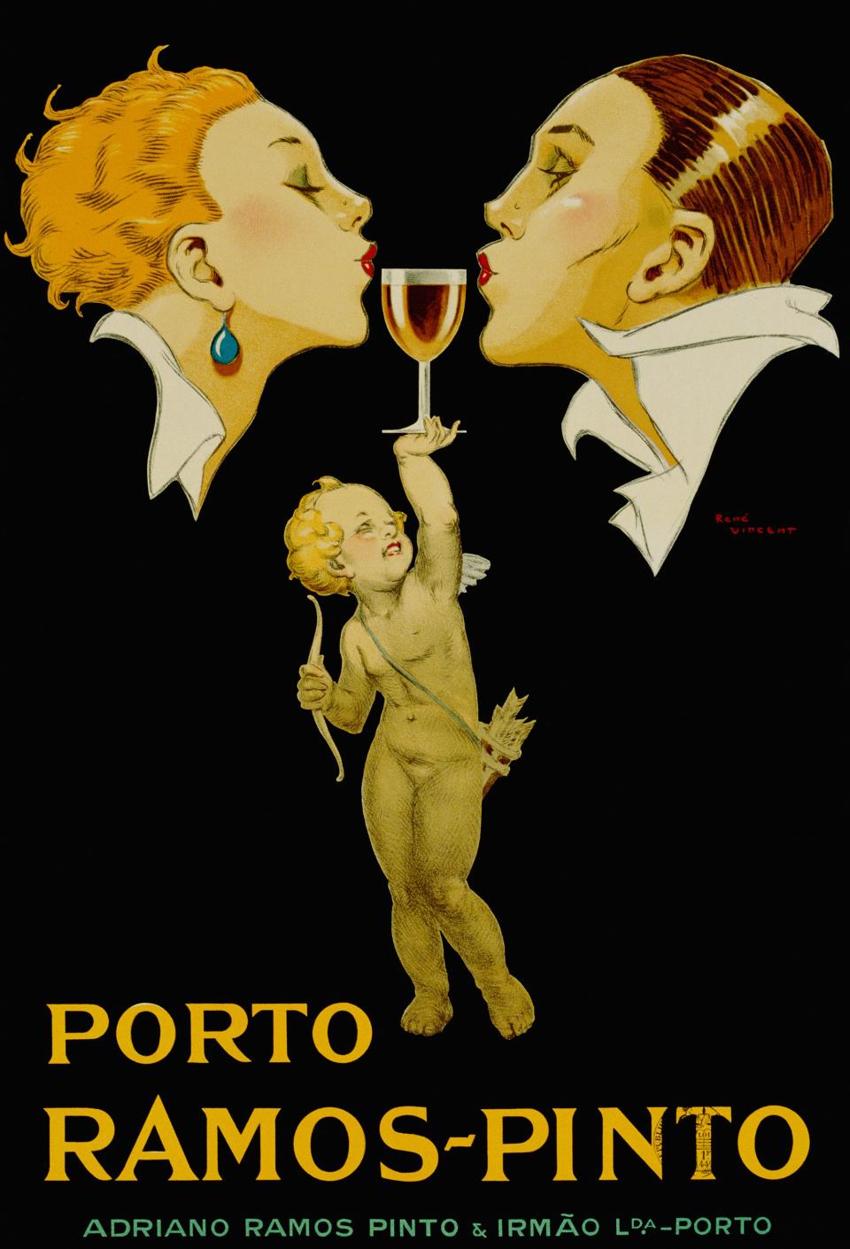 Porto Ramos-Pinto Poster by Rene Vincent