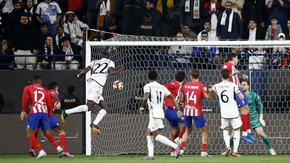 Rüdiger's header drew Real level. - Juan Medina/Reuters