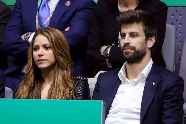 PHOTO: FILE - Shakira and Gerard Pique attend Davis Cup Final at Caja Magica, Nov. 24, 2019 in Madrid, Spain. (Europa Press Entertainment/Europa Press via Getty Images, FILE)