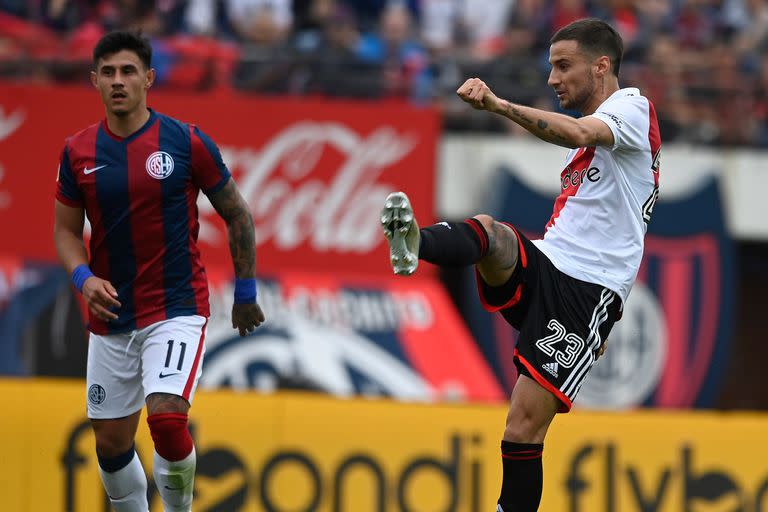 River viene de derrotar a San Lorenzo gracias a este gol de Emanuel Mammana 