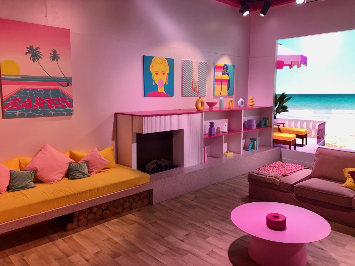 Barbie's living room. (Photo: Taryn Ryder)