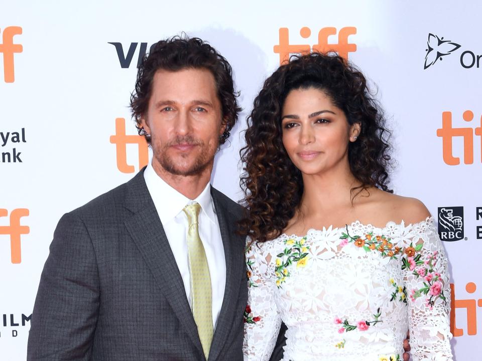 Matthew McConaughey  and wife