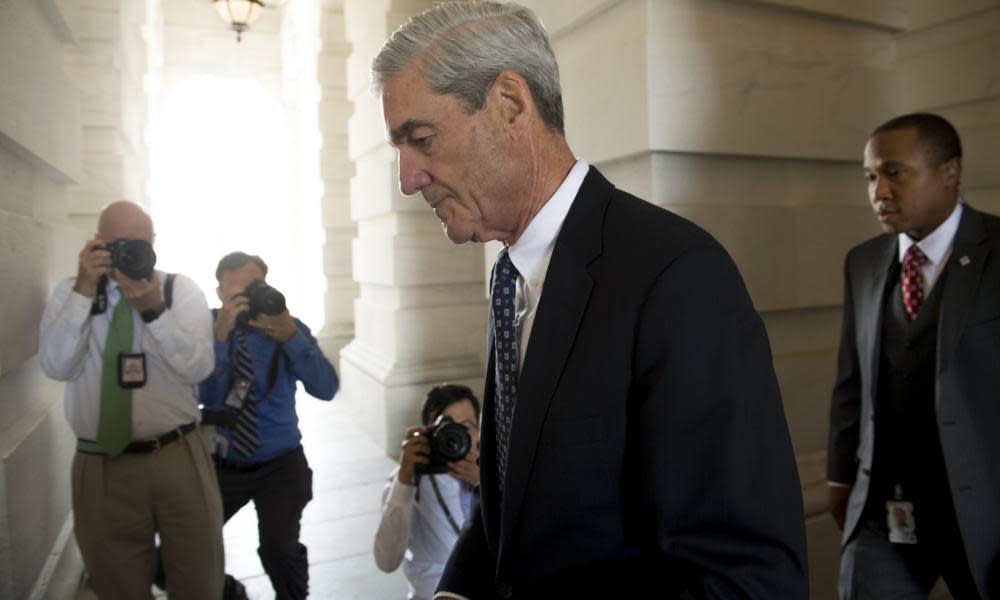 Special counsel Robert Mueller. Trump has signaled that he is in no rush to fire either Mueller or the deputy attorney general, Rod Rosenstein.