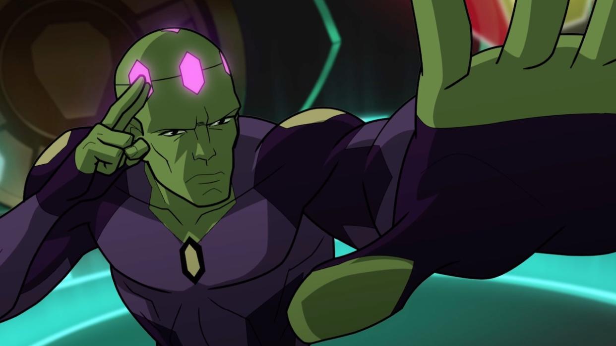  Harry Shum Jr.'s version of Brainiac 5 in Legion of Super-Heroes 