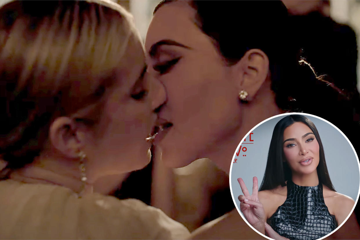 Kim Kardashian kisses Emma Roberts in new 'American Horror Story' trailer: Watch