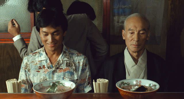 Everett Collection Ken Watanabe and Ryutaro Otomo in 'Tampopo'