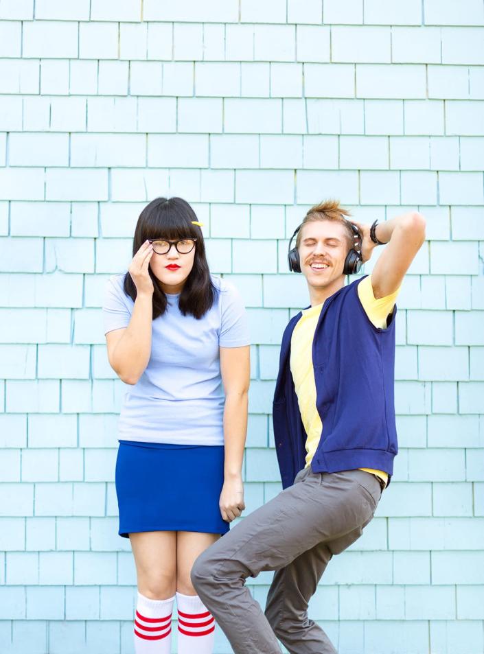 <p>If you're ready for the charm bomb to explode, then you'll want to dress up as Tina Belcher and her crush, Jimmy Pesto Jr., from <em>Bob's Burgers</em>. </p><p>Get the <strong><a href="http://www.awwsam.com/2017/10/happy-halloween.html" rel="nofollow noopener" target="_blank" data-ylk="slk:Tina and Jimmy Jr. tutorial" class="link ">Tina and Jimmy Jr. tutorial</a></strong>. </p><p><a class="link " href="https://www.amazon.com/GQUEEN-201512-Fashion-Rectangular-Glasses/dp/B00ZRD1MEI?tag=syn-yahoo-20&ascsubtag=%5Bartid%7C10070.g.1923%5Bsrc%7Cyahoo-us" rel="nofollow noopener" target="_blank" data-ylk="slk:Shop Glasses">Shop Glasses</a></p><p><a class="link " href="https://www.amazon.com/Port-Authority-Mens-Value-Fleece/dp/B008LM4SUM?tag=syn-yahoo-20&ascsubtag=%5Bartid%7C10070.g.1923%5Bsrc%7Cyahoo-us" rel="nofollow noopener" target="_blank" data-ylk="slk:Shop Blue Vest">Shop Blue Vest</a></p>