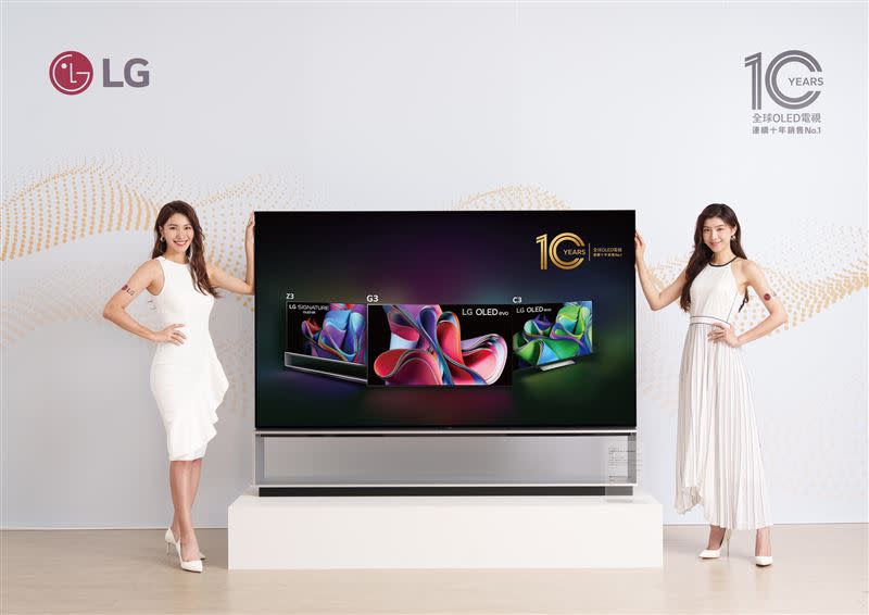 LG OLED電視再進化，推出OLED evo 8K Z3尊爵系列，升級整體效能以及OLED evo自體發光顯示技術。（圖／品牌業者提供）