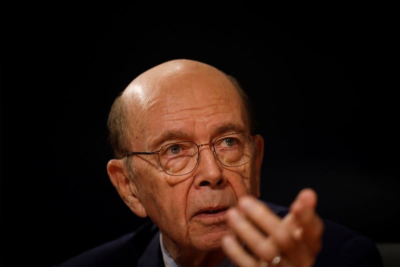 U.S. Secretary of Commerce, Wilbur Ross, speaks during an interview in New York