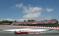 Ferrari's Fernando Alonso during the Spanish Grand Prix at the Circuit de Catalunya, Barcelona, Spain.