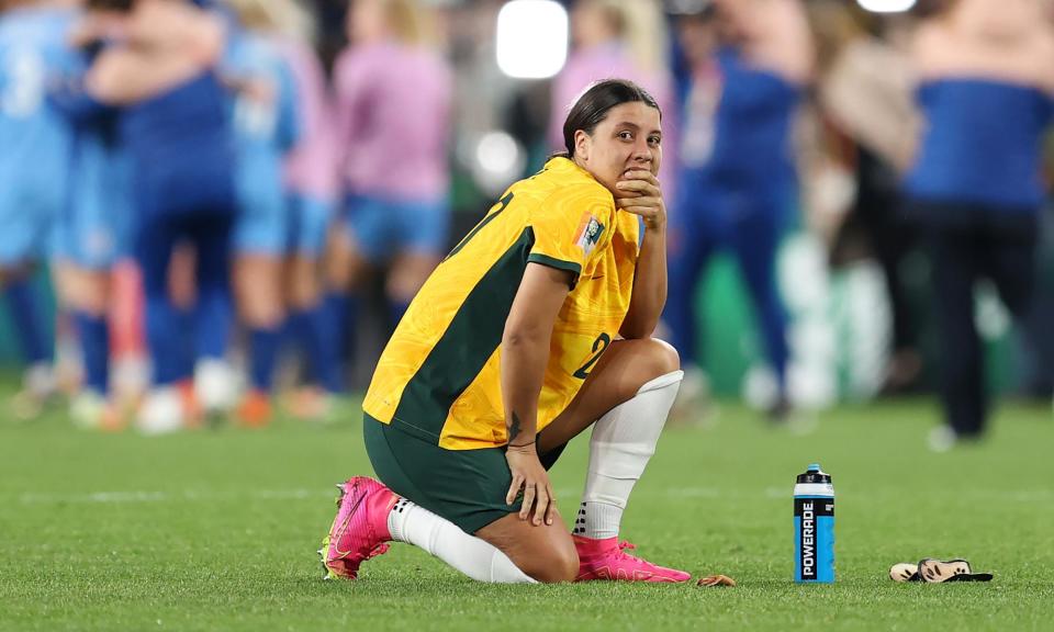 <span>Sources have provided detail of what it is alleged Sam Kerr said to a police officer in London.</span><span>Photograph: Brendon Thorne/Getty Images</span>