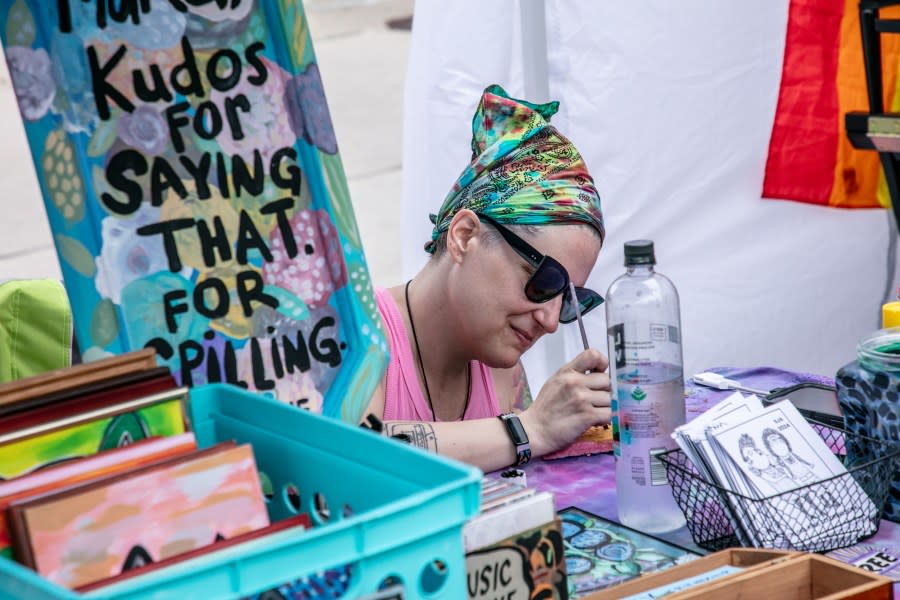 Grand Rapids Pride Festival on Saturday, June 22, 2024. (Michael Buck/WOOD TV8)