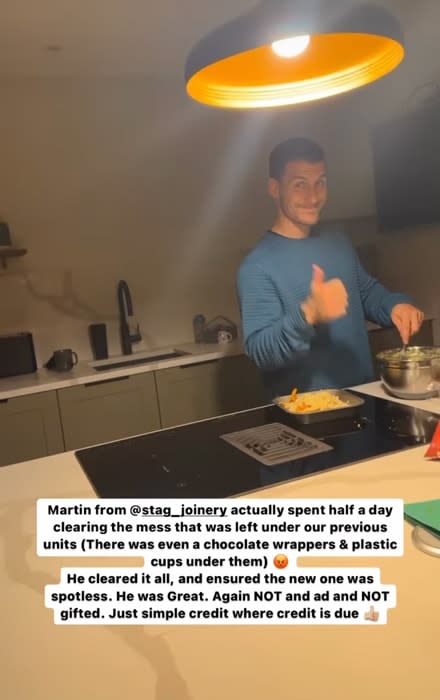 gorka marquez cooking in kitchen