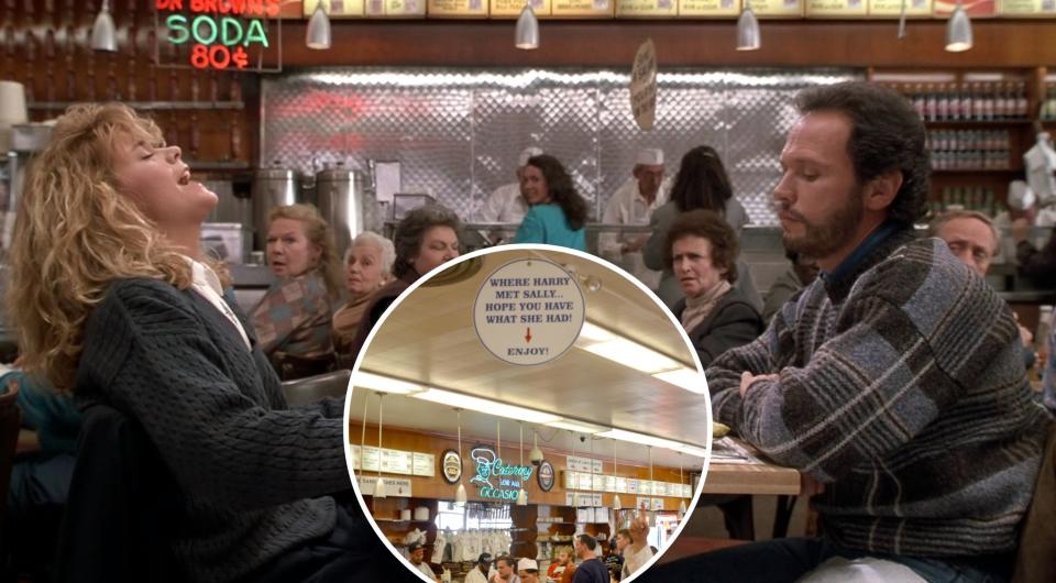 You can visit the restaurant where the famous fake orgasm scene took place in "When Harry Met Sally..."