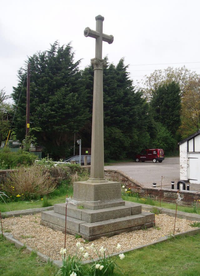 First World War Memorial in Over, Winsford, Cheshire