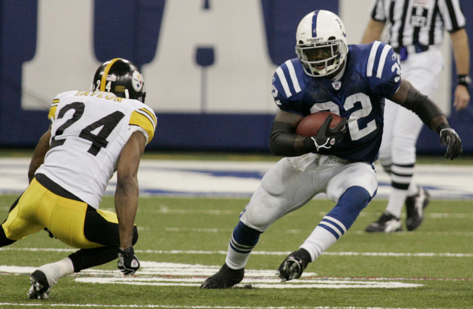 Edgerrin James rushed for more than 12,000 yards in 11 NFL seasons. (AP)