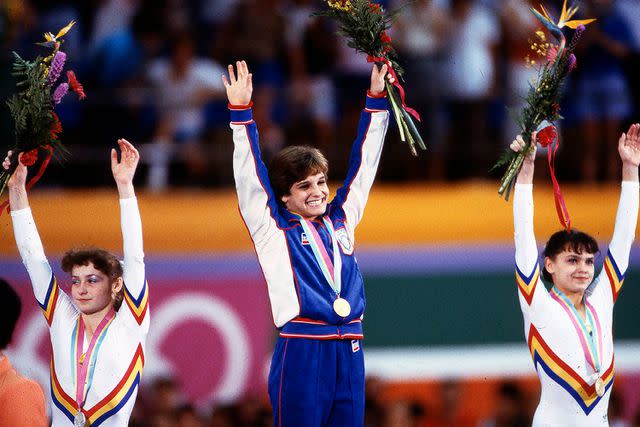 <p>Disney General Entertainment Content via Getty Images</p> Mary Lou Retton wins gold at the 1984 Olympics
