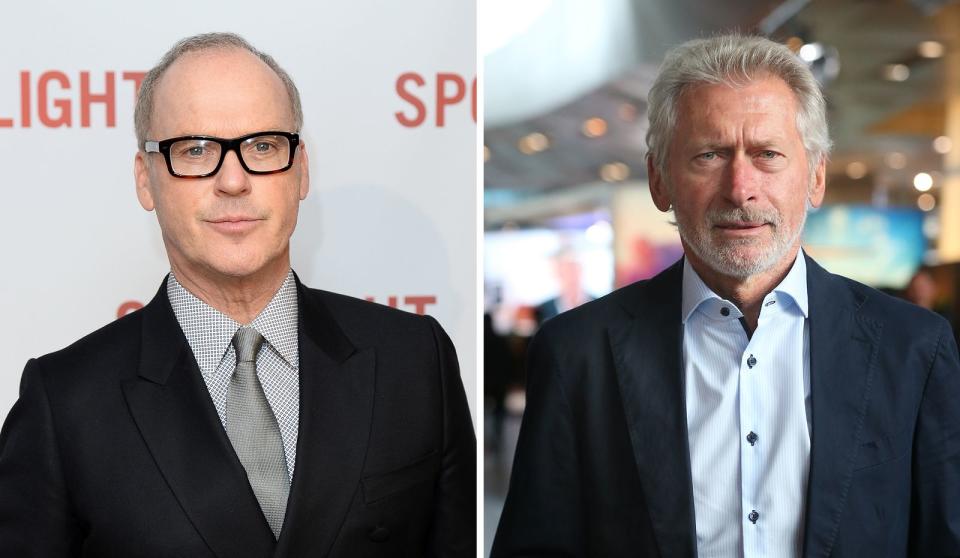 Michael Keaton und Paul Breitner