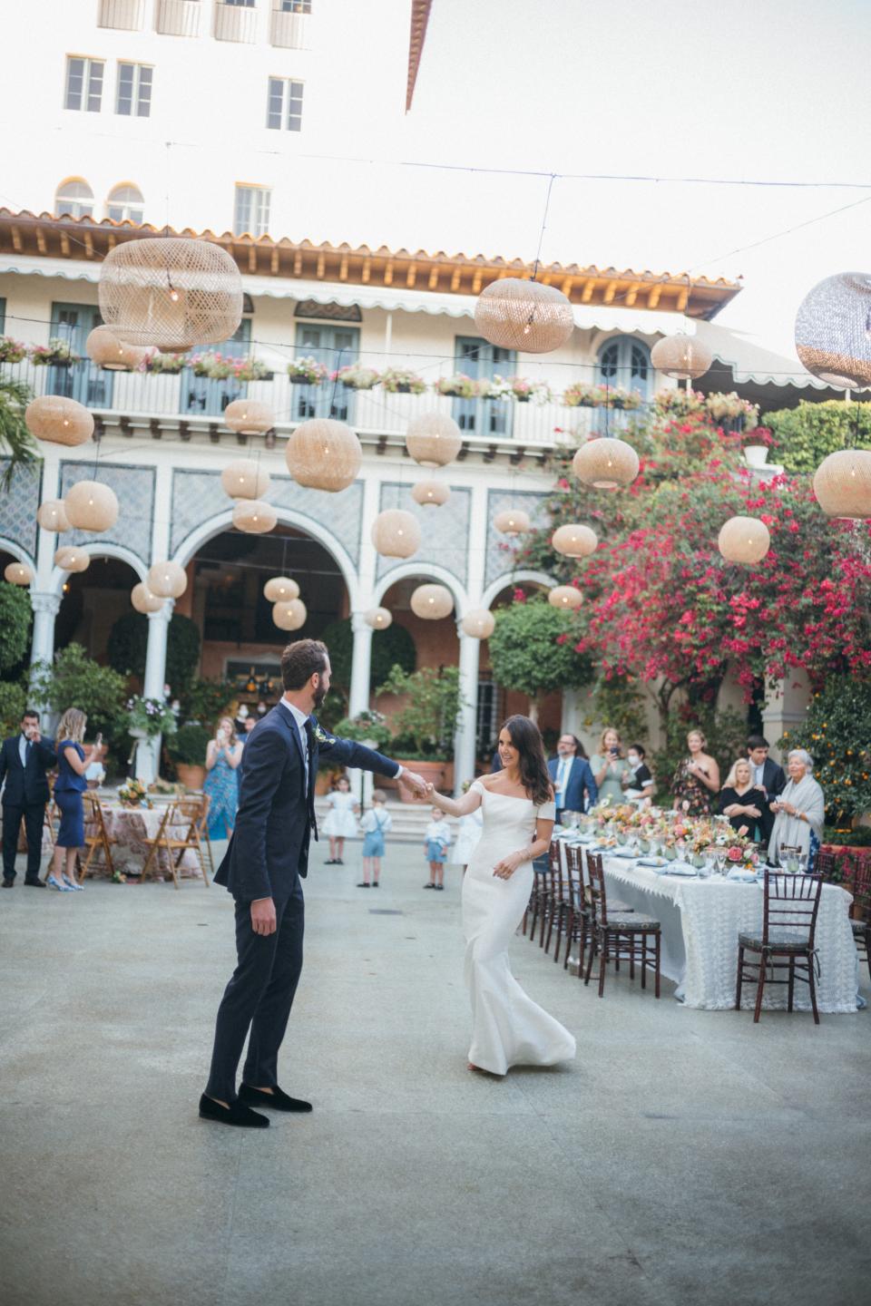 St. Frank Founder Christina Bryant Wore Carolina Herrera at Her Micro-Wedding in Palm Beach