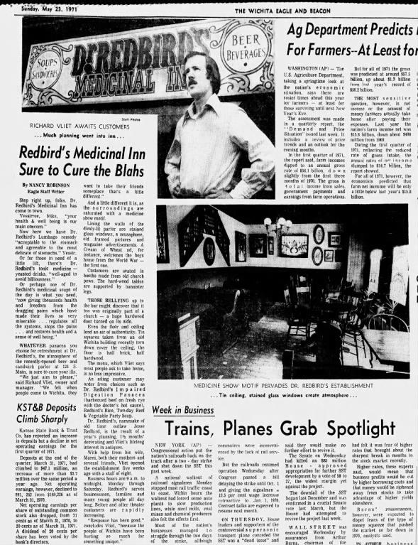 Dr Redbird's opening 1971