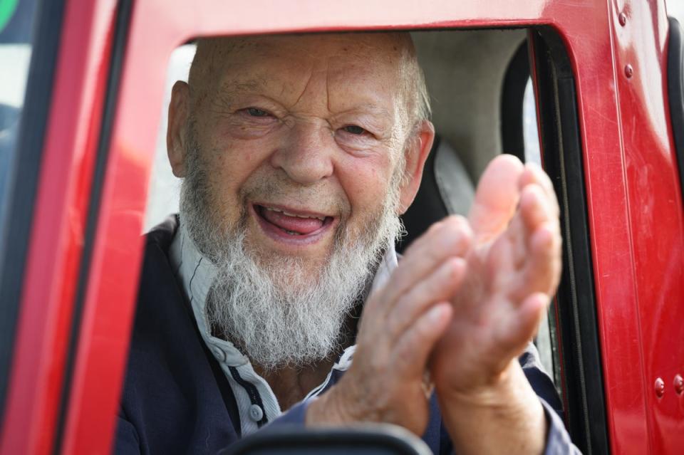 Michael Eavis has been knighted for services to music and charity (Getty Images)