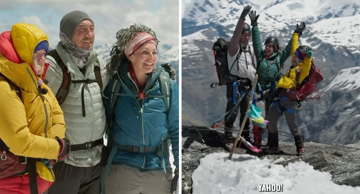  The Summit's Charlotte Shelton, Simmone Jade Mackinnon, and Mat Rogers.