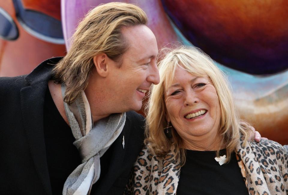 Julian and his late mother, Cynthia Lennon (PA Archive)