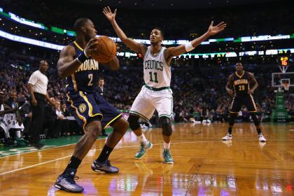 Evan Turner, again, was kind of everywhere on Wednesday. (Maddie Meyer/Getty Images)