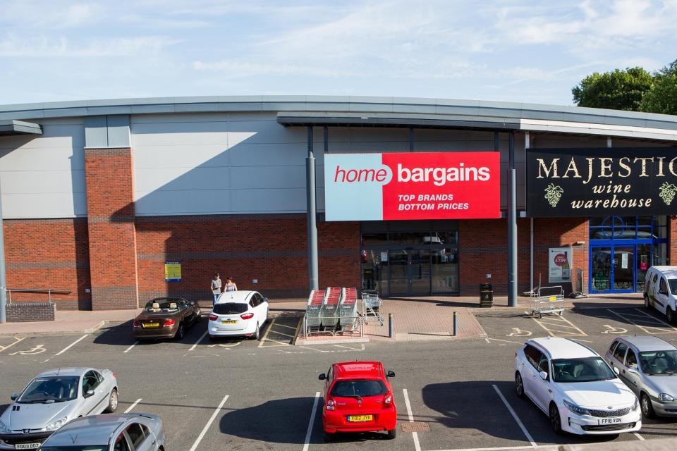 An external shot of the Home Bargains store where the boy was shopping with his mother on July 21 when he was attacked. (SWNS)