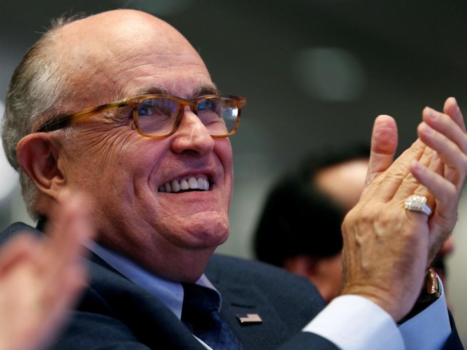 Former New York mayor and Trump campaign surrogate Rudy Giuliani recently joined the president's legal team: REUTERS/Joshua Roberts