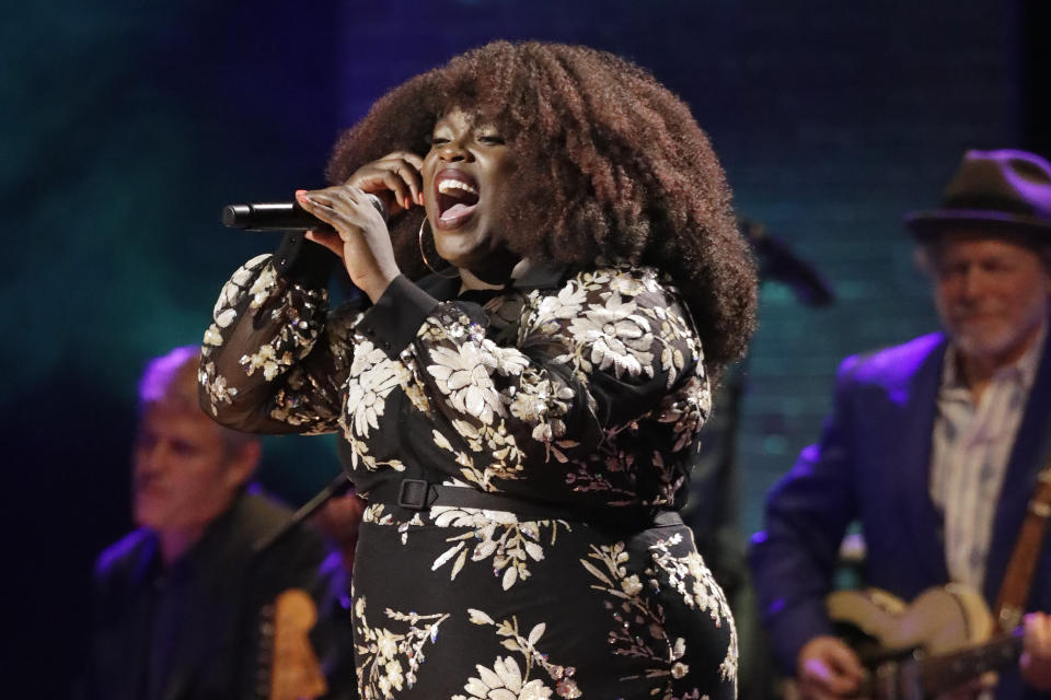 Yola performs during the Americana Honors & Awards show Wednesday, Sept. 11, 2019, in Nashville, Tenn. (AP Photo/Wade Payne)