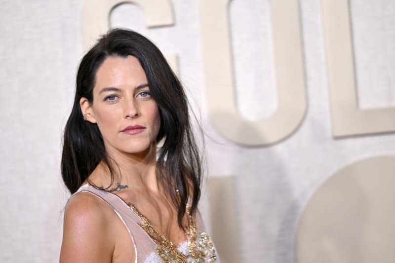 Riley Keough arrives for the Golden Globe Awards at the Beverly Hilton in Beverly Hills, Calif., on January 7. File Photo by Chris Chew/UPI