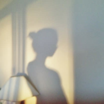 woman shadow