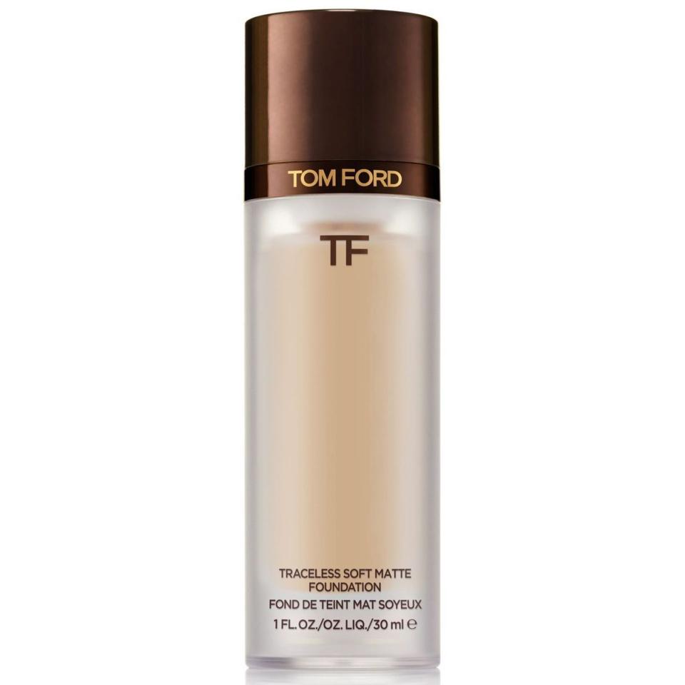 <p><strong>Tom Ford</strong></p><p>nordstrom.com</p><p><strong>$89.00</strong></p><p><a href="https://go.redirectingat.com?id=74968X1596630&url=https%3A%2F%2Fwww.nordstrom.com%2Fs%2Ftom-ford-traceless-soft-matte-foundation%2F5693374&sref=https%3A%2F%2Fwww.townandcountrymag.com%2Fstyle%2Fbeauty-products%2Fg26860515%2Fbest-foundations-for-mature-skin%2F" rel="nofollow noopener" target="_blank" data-ylk="slk:Shop Now;elm:context_link;itc:0;sec:content-canvas" class="link ">Shop Now</a></p><p>Tom Ford is a master of the flawless canvas, and this moisturizing, humidity-resisting complexion enhancer, which melts in like an imperfection-erasing second skin, does not disappoint.</p>