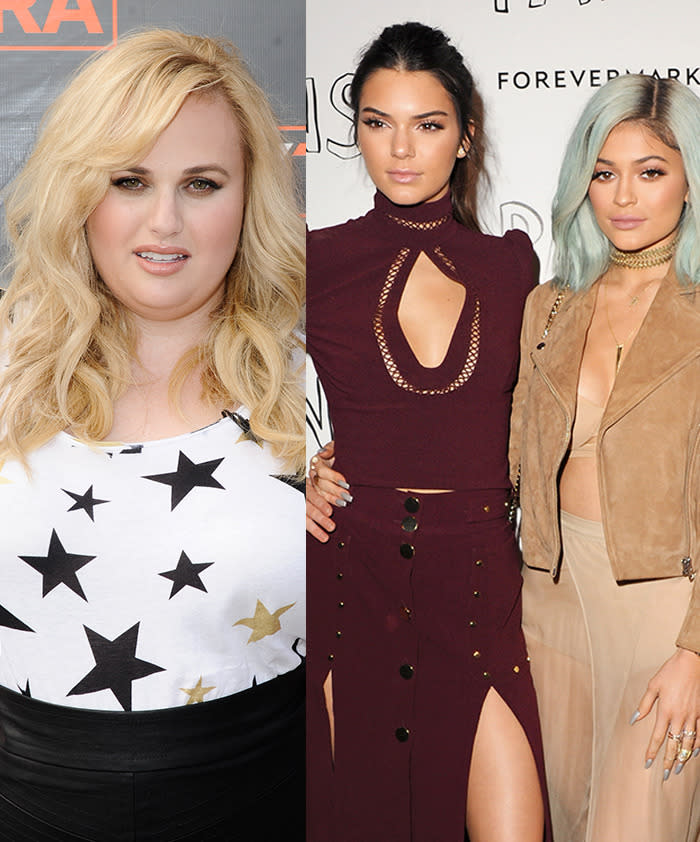 <p>Rebel Wilson slams Kendall and Kylie Jenner</p>