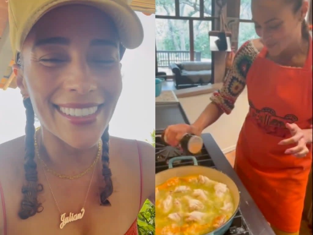 Paula Patton addresses criticism of fried chicken recipe (Instagram)