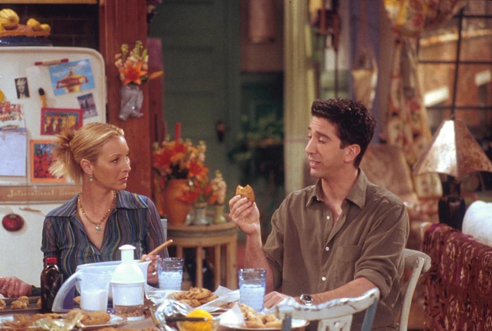 Renewed interest: Schwimmer with co-star Lisa Kudrow (Getty Images)